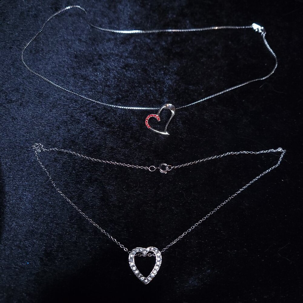 Two Heart Necklaces - Picture 9 of 9